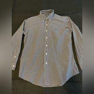 Ralph Lauren Custom Fit Long Sleeve Button Down Shirt - Size 15.5” 32/33